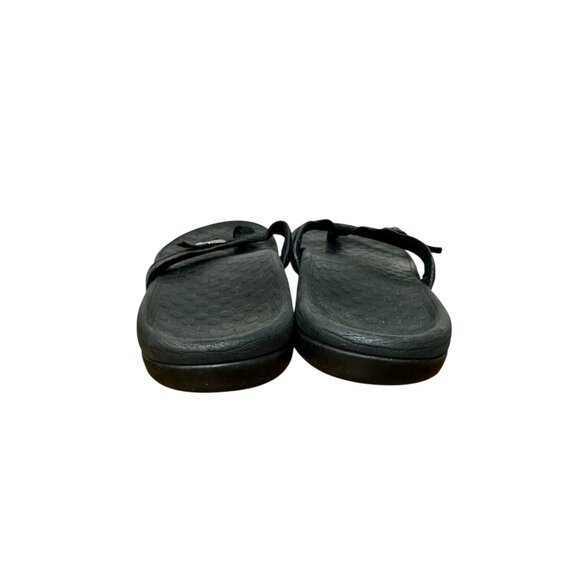 Vionic Bella II Black Orthotic Flip Flops Women’s Sandals Comfort Arch Support 8 - Picture 7 of 9